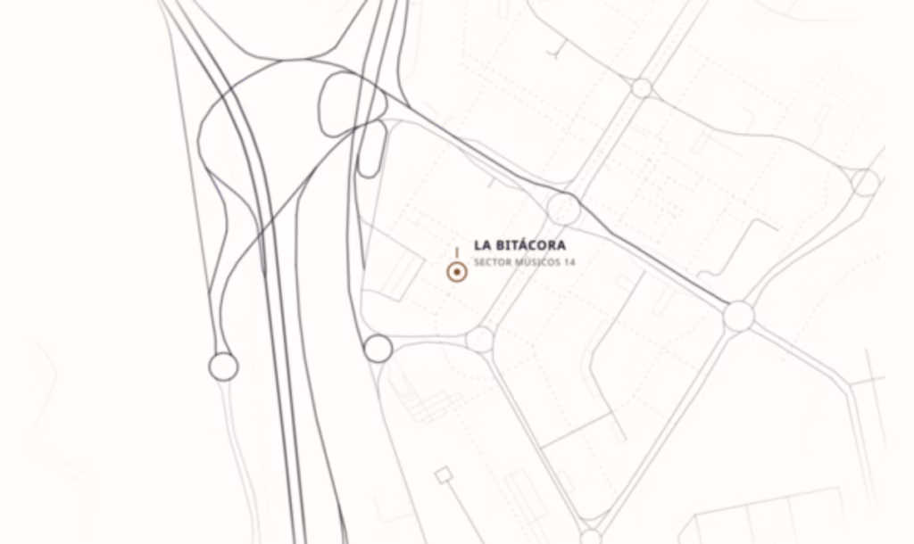 Schematic map of the area — tap to view the interactive map